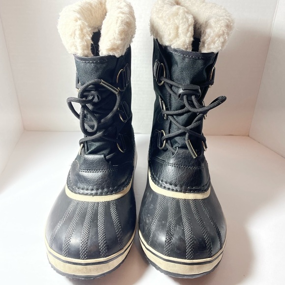 Sorel Black Winter Boots Size 5 - Picture 10 of 10